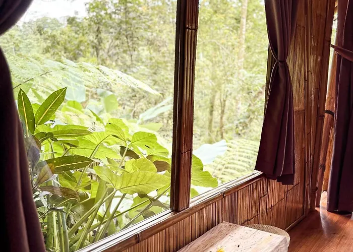 ロッジ Alasari Hidden Bamboo Retreat In The Jungle